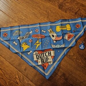 Dutch Bros Coffee Dog Bandana And Dog Tag